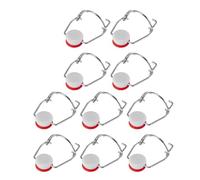 Lot de 10 bouchons de bouteille en verre étanches avec couvercle à rabat hermétique pour brassage à la maison, couvercle en acier inoxydable, fraîcheur et carbonation