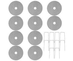 Lot de 10 bouchons de terreau pour animaux de compagnie | protection pour de jardin d'animaux pour chiens chats écureuils chatons d'extérieur, grille de protection pour animaux de compagnie