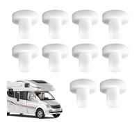 Lot de 10 bouchons d'étanchéité étanches et réutilisables - Bouchons de trou de rechange pour caravane remorque - Pour caravane, camping-car, fenêtre, toit, aération, extérieur, terrasse, sanitaire