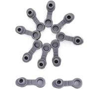 Lot de 10 bouchons d'étanchéité universels en silicone gris pour bouteille thermos, bouchons de paille et outils de rechange pour bouteille thermos de 7,8 à 887,5 ml, bouchons à vin et becs verseurs