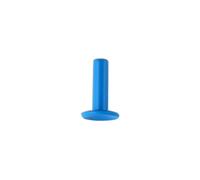 Lot de 10 bouchons d'extrémité POM blancs/bleus/noirs de 6,35 mm de diamètre extérieur, raccords rapides for filtre à eau d'aquarium, système d'osmose inverse(Bleu)