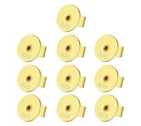 Lot de 10 bouchons d'oreille en métal sécurisés pour les amateurs de bijoux