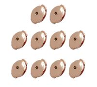 Lot de 10 bouchons d'oreilles élégants en forme de disque - Pratiques - Pour les amateurs de musique actifs