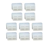 Lot de 10 bouchons en fibre optique pour une protection efficace et une installation rapide dans divers environnements