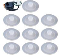 Lot de 10 bouchons en silicone anti-déversement pour bouchon de bouteille d'eau avec œillets anti-poussière