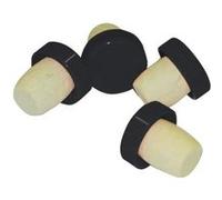 lot de 10 bouchons univers en plastique et liège 0,75/1 L G