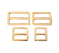 Lot de 10 boucles coulissantes multi-usages de 20 à 50 mm, attaches métalliques réglables pour sangles, ceintures et kits de bricolage,32 mm