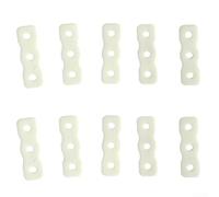 Lot de 10 boucles d'amortisseur en silicone pour raquettes de tennis compatibles avec les modèles de cordes standard
