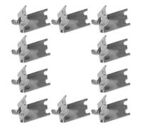 Lot De 10 Boucles De Fixation For Étagère De Congélateur, Crochets En Acier Inoxydable, Clips De Support For Réfrigérateur, Résistants À L'humidité