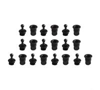 Lot de 10 boucles de haut-parleur audio en plastique B114