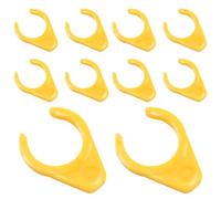 Lot de 10 boucles de pédales de vélo à libération rapide - Boucle de protection - Mécanisme de verrouillage à haute résistance - Évitez le déverrouillage automatique pour le Pe