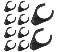Lot de 10 boucles de pédales de vélo à libération rapide | Lot de 10 pédales de vélo de route Boucle de protection | Libération rapide, haute résistance, évite le déverrouillage automatique pour les