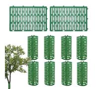 Lot de 10 boucliers réglables et respirants de protection des pour jardin, verger, arrière-cour | Protection de tronc d'arbre, 10 pièces de cerfs