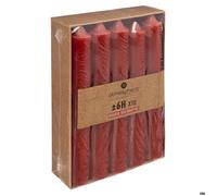 Lot de 10 bougies bâtons rouge 45g - Atmosphera createur d'interieur