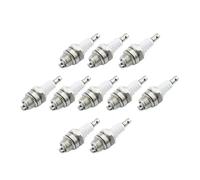 Lot de 10 Bougies d'allumage L7T for tronçonneuses et tondeuses à Gazon. Pièces de Rechange for Haies et équipements de Jardinage durables.