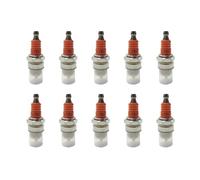 Lot de 10 Bougies d'allumage unipolaires L7TC for tronçonneuses à Deux Temps BM6A, BMR6A, WS6E, WS7E, BPMR6A, WS7F, CJ7Y, W20MU, M6, M7, BPMR6A