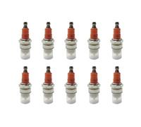 Lot de 10 Bougies d'allumage unipolaires L7TC for tronçonneuses à Deux Temps BM6A, BMR6A, WS6E, WS7E, BPMR6A, WS7F, CJ7Y, W20MU, M6, M7, BPMR6A