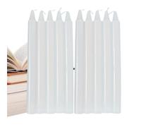 Lot de 10 bougies de poignardage naturelles inodores neutres | Bougies rouges pour une utilisation à court terme, aide à la survie, cérémonies de mariage, bénédictions, célébrations