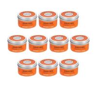 Lot de 10 bougies de survie à combustion longue, lumière coupe-vent pour camping, boîtes de de paraffine, lanterne à luminosité stable de 30 heures - pour tente de randonnée, voyage, panne de