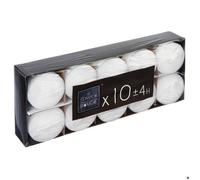 Lot de 10 bougies ""Many"" blanc 45g - Atmosphera Créateur d'intérieur