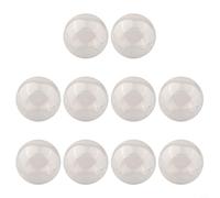 Lot de 10 boules à remplir en acrylique transparent pour loisirs créatifs uniques et idées de décoration de vacances (10 cm)