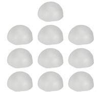 Lot de 10 boules de Noël blanches en mousse de polystyrène pour loisirs créatifs, loisirs créatifs, 7 cm