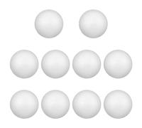 Lot De 10 Boules De Polystyrène Massif De 6 Cm Pour Décoration De Noël Adaptées Aux Modèles De Bricolage Aux Activités Artisanales Aux Décorations D'arbres De Noël