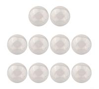 Lot de 10 boules en acrylique transparent pour décoration de bricolage et idées d'artisanat festives (10 cm)