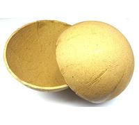 Lot de 10 boules en carton de 142 mm avec deux demi-coquilles d'hémisphères