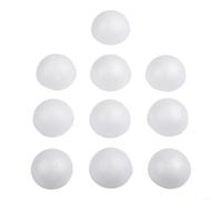 Lot de 10 boules en mousse de polystyrène pour projets créatifs et développement de l'imagination des enfants (3 cm)