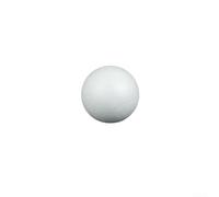 Lot de 10 boules en mousse de polystyrène solides blanches de 20 mm à 40 mm pour projets de bricolage, modélisme, décoration de mariage, fête, arbres de bonbons, décorations de Noël (2 cm)