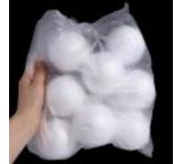 Lot de 10 boules en polystyrène blanc pour loisirs créatifs, décoration de Noël, modélisation, arts et travaux manuels (7,5 cm - 10 pièces)