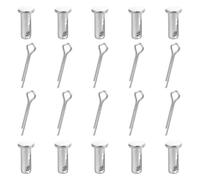 Lot de 10 boulons de fixation à tête plate cylindrique en acier inoxydable pour réparation mécanique de remorque, réparation