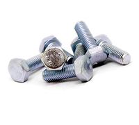 Lot de 10 boulons hexagonaux M10 (10 mm x 30 mm) (entièrement filetés) - Acier