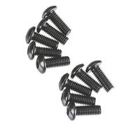 Lot de 10 boutons à six pans creux M3 x 8 mm oxyde noir