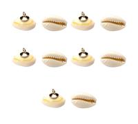 Lot de 10 boutons conques en coquillage véritable pour améliorer les styles de vêtements, parfaits pour divers tissus et décoration artisanale