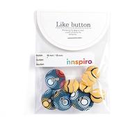 Lot de 10 boutons coton sailing 18 mm/13 mm. 5 u./mesure