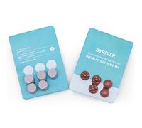 Lot de 10 boutons de massage de rechange pour chaussons de massage d'acupression BYRIVER (marron)