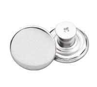 Lot de 10 Boutons de Rechange for Jeans, 17 mm, sans Couture, Amovibles, en métal, avec Filetage combiné, Rivets et Tournevis(11)