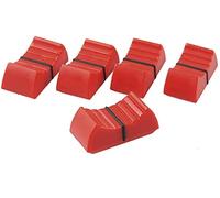 Lot de 10 boutons de rechange pour mixeur Yamaha Soundcraft Behringer 24 x 11 x 10 mm (rouge)