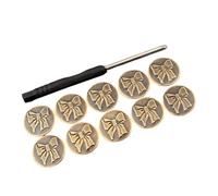 Lot de 10 boutons de rechange pour pantalon et jeans avec tournevis pour ajuster la taille sans effort