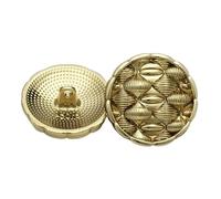 Lot de 10 boutons décoratifs en métal tissé, Couleur 1 à 10 pièces, 20mm