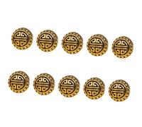 Lot de 10 boutons en alliage avec motif nuage pour vêtements faits à la main, vestes, manteaux, projets de couture, boutons de vêtements culturels