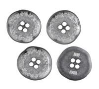Lot de 10 boutons en métal doré en forme de laurier pour manteaux et travaux manuels, Couleur 3-10 pièces, 21,5mm