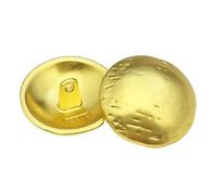 Lot de 10 boutons en métal doré mat en forme de champignon pour manteaux et pulls, Couleur 1 à 10 pièces, 22,5mm