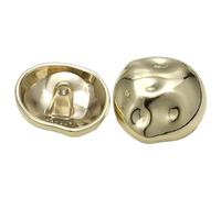 Lot de 10 boutons en métal doré pour manteau, coupe-vent, costume, accessoires de couture à la main, Couleur 1 à 10 pièces, 17,5mm