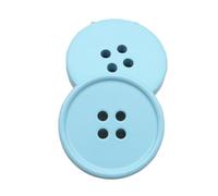 Lot de 10 boutons en résine à quatre œillets 17.5mm à 30mm, Azuré, 25mm 10 pièces