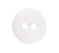 Lot de 10 boutons œil de poisson blanc crème 11 mm - Idéal pour les gilets de bébé, les tricots de nouveau-né et les petites réparations - Blanc crème Giddy Square