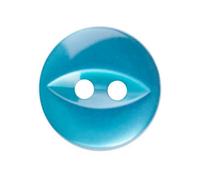 Lot de 10 boutons œil de poisson Jade 11 mm - Idéal pour les gilets de bébé, les tricots et les petites réparations - Giddy Square