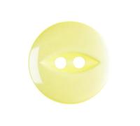 Lot de 10 boutons œil de poisson Jaune 11 mm - Idéal pour les gilets de bébé, les tricots de nouveau-né et les petites réparations - Giddy Square